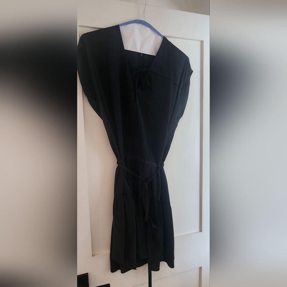 Rag & Bone Black Silk Dress, Size L